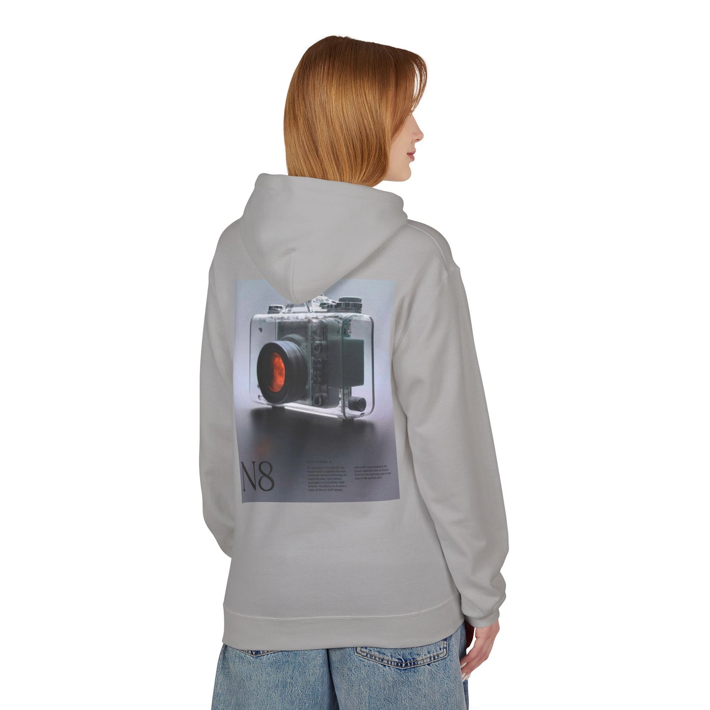 Retro Camera Photo Hoodie, Cozy Unisex Fleece Sweatshirt for Photography Lovers, Fashion Gift for Birthdays, Casual Wear, Everyday Style