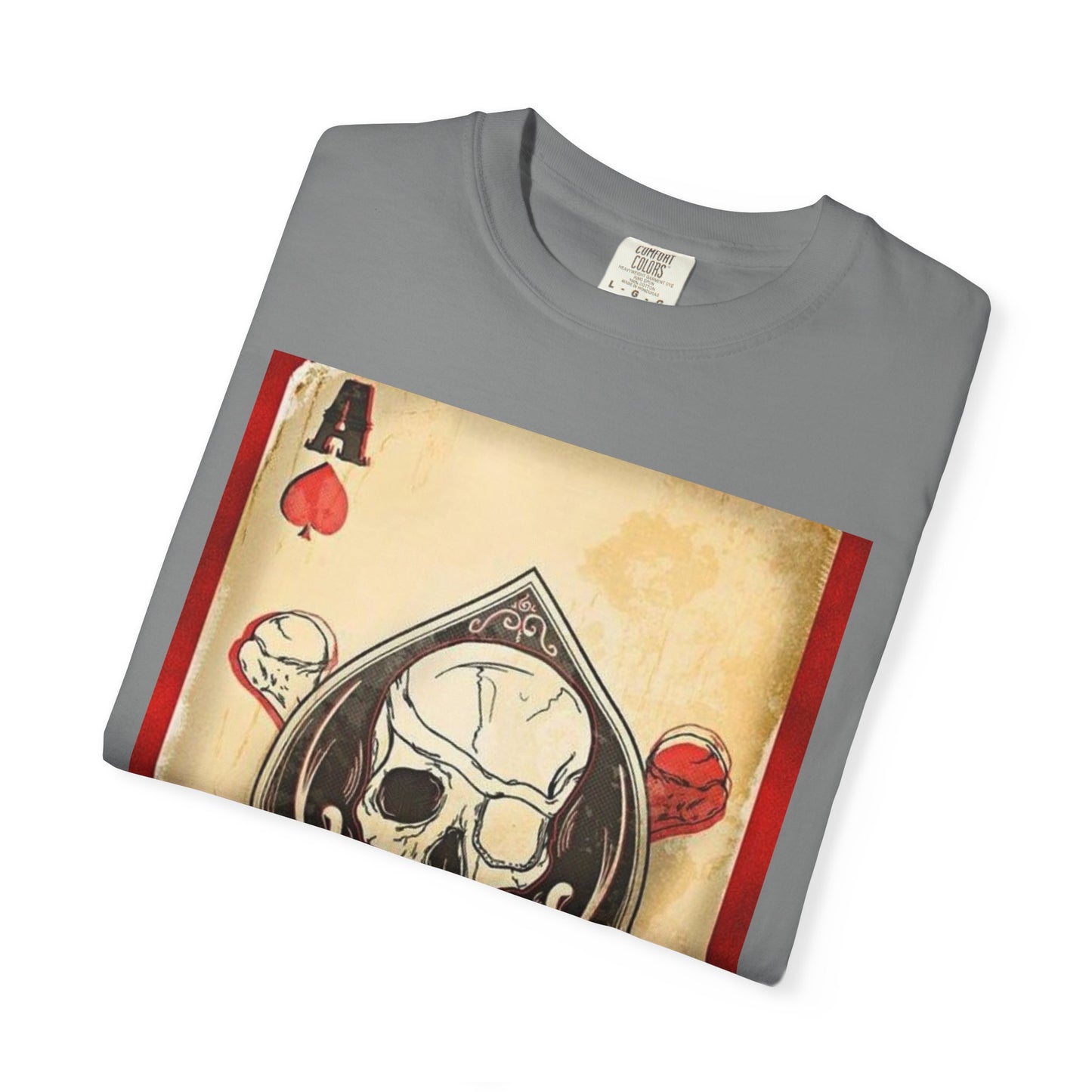 Vintage Skull & Ace of Spades Unisex T-Shirt - Perfect for Gamers and Rock Fans