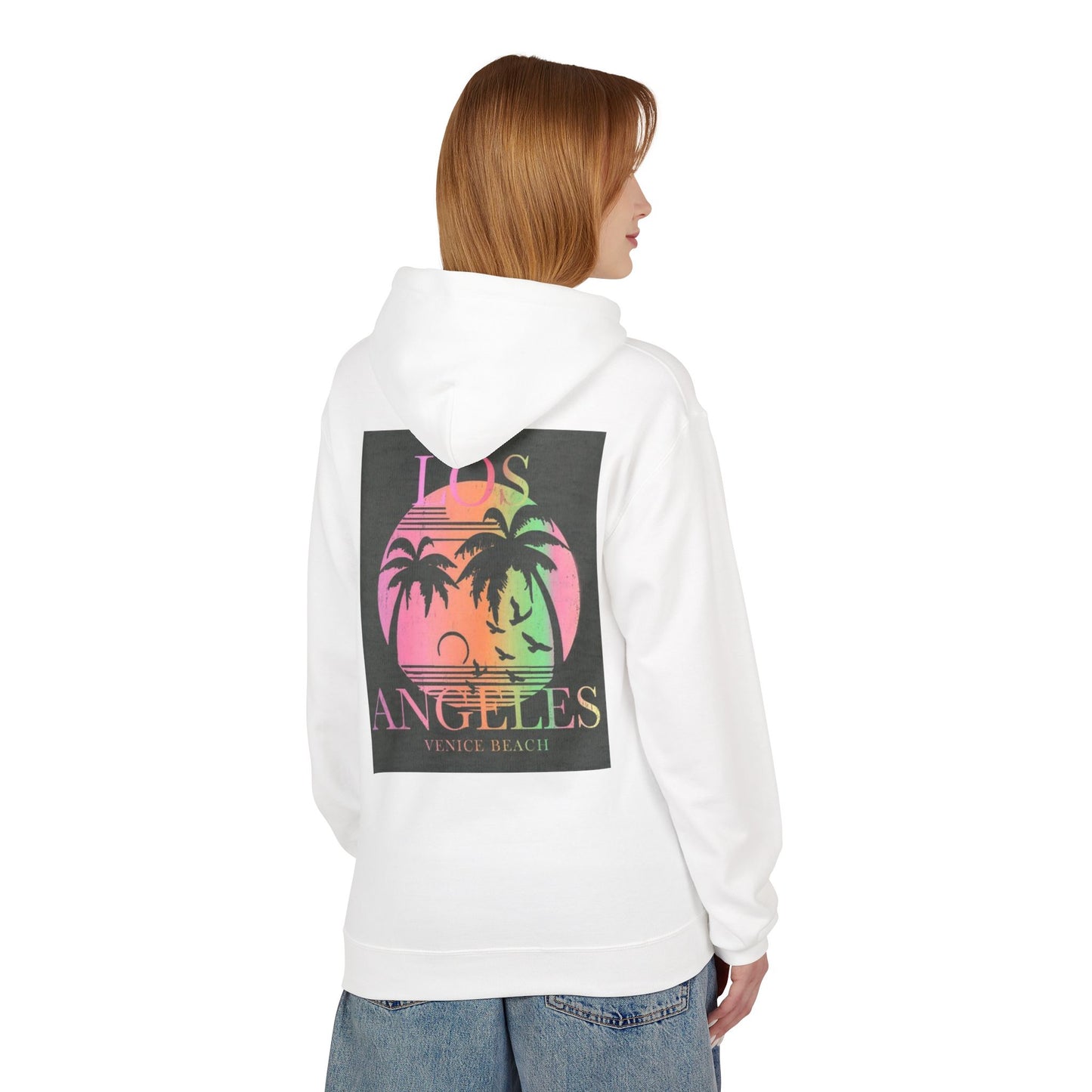 Los Angeles Venice Beach Graphic Hoodie - Cozy Unisex Fleece for Casual Style