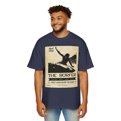 The Surfer Vintage Surf Club Tee — Men's Oversized Surf Graphic T-Shirt