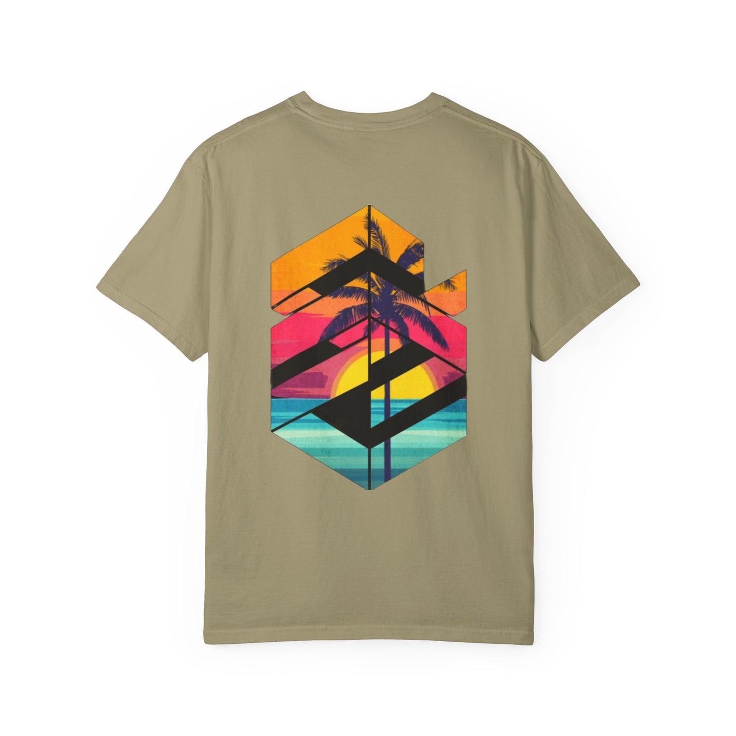 Tropical Sunset Unisex T-Shirt | Beach Vibes & Relaxation