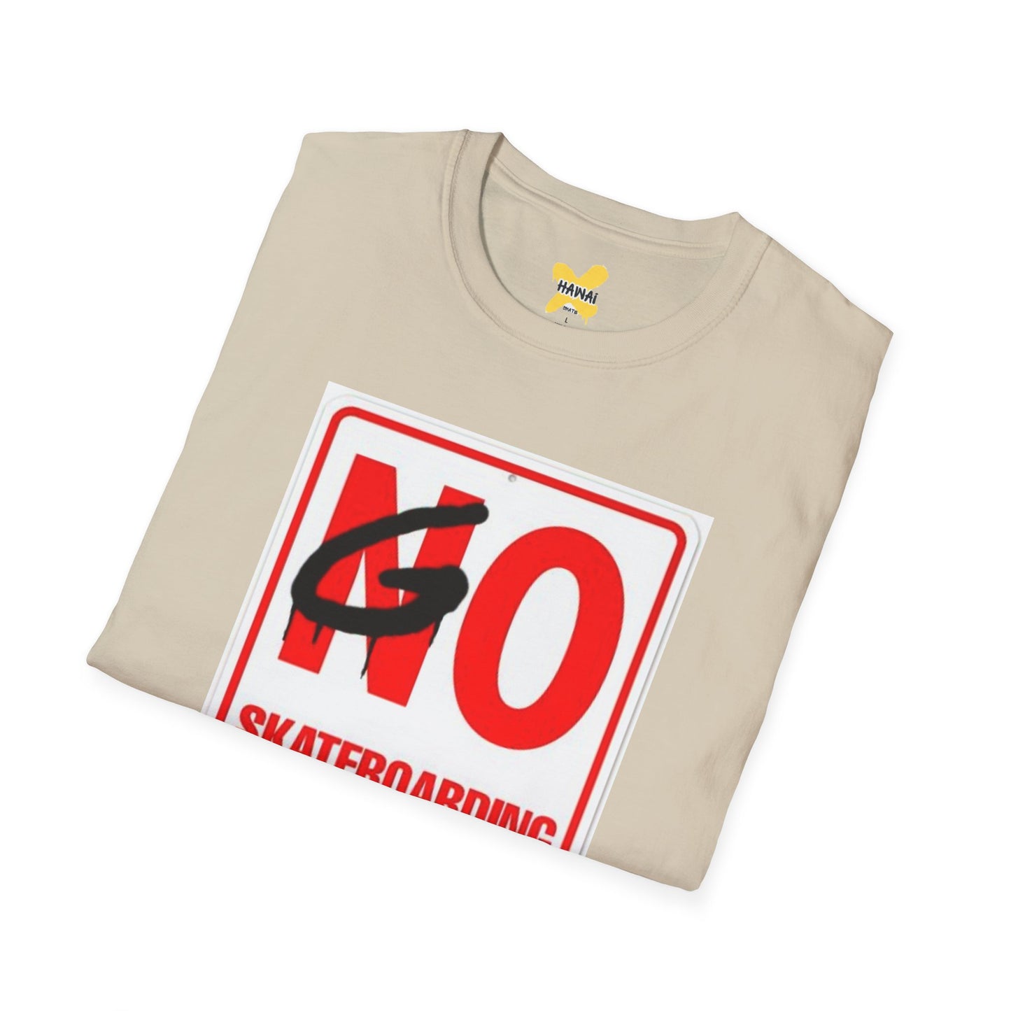 No Skateboarding Funny Unisex T-Shirt - City Police Sign Design