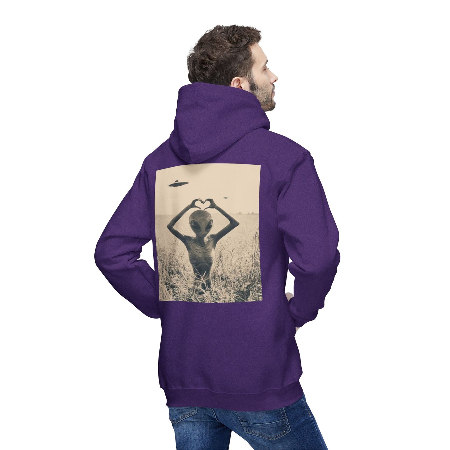 Unisex Hooded Sweatshirt, Made in US