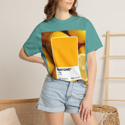 Pantone Lemon Print T-Shirt