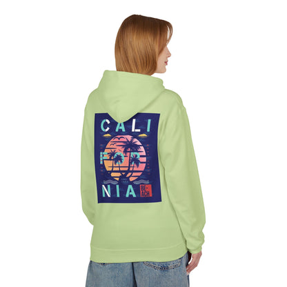 California Beach Vibes Unisex Fleece Hoodie - Softstyle Midweight Sweatshirt
