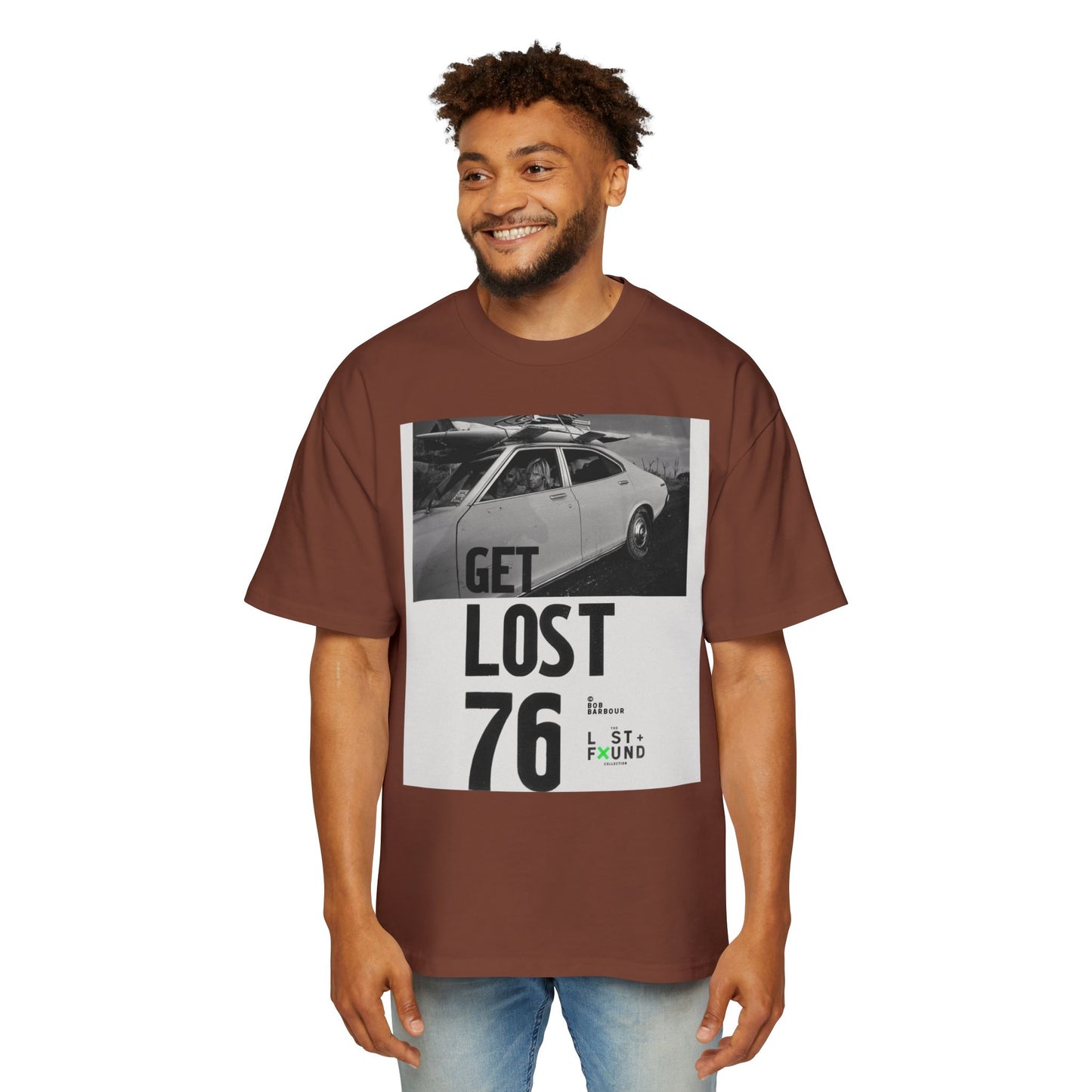 Get Lost 76 Tee — Vintage Car Graphic Oversized T‑Shirt