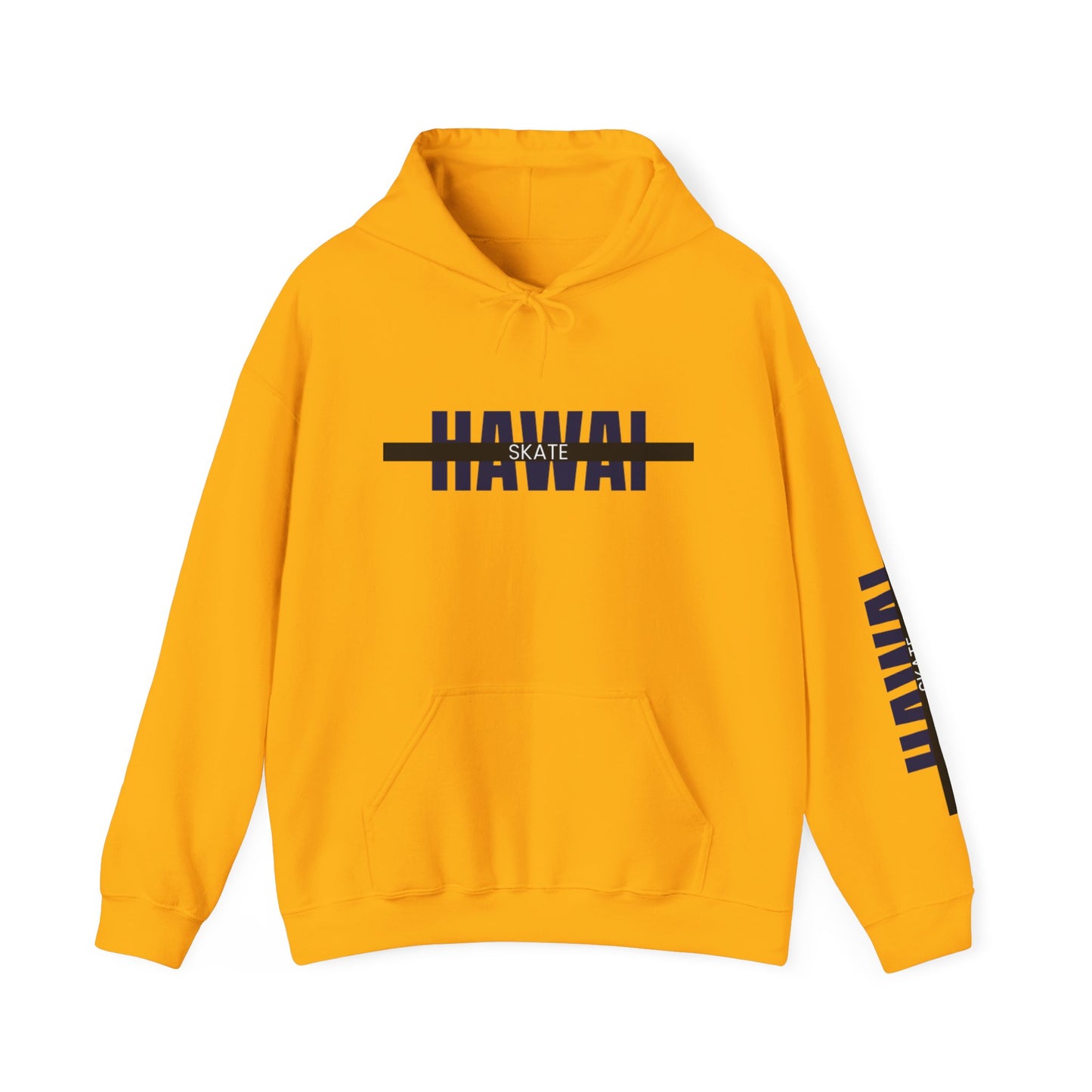 Hawaii Skate Hoodie - Cozy Unisex Heavy Blend Sweatshirt, Perfect for Beach Days, Skateboarding, Casual Outings, Gift Idea