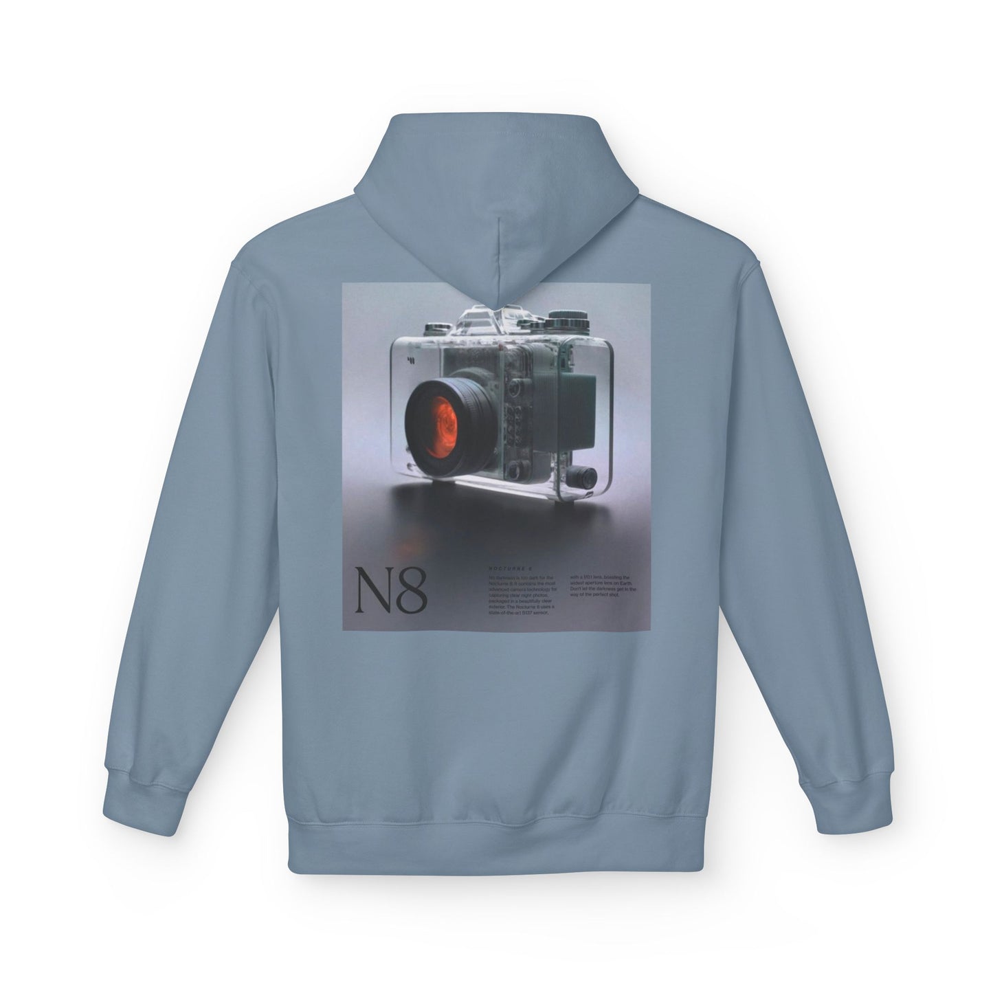 Retro Camera Photo Hoodie, Cozy Unisex Fleece Sweatshirt for Photography Lovers, Fashion Gift for Birthdays, Casual Wear, Everyday Style