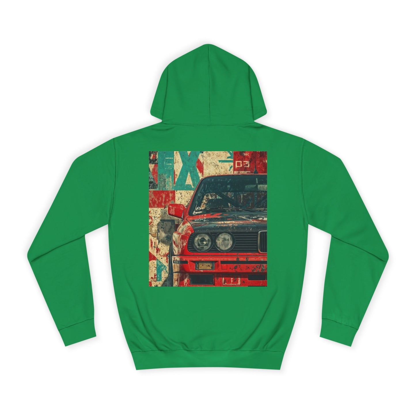 Vintage Racing Car Hoodie — Retro Motorsport Graphic Pullover