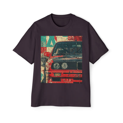 Vintage Racing Car Tee — Retro BMW Front Graphic T-Shirt
