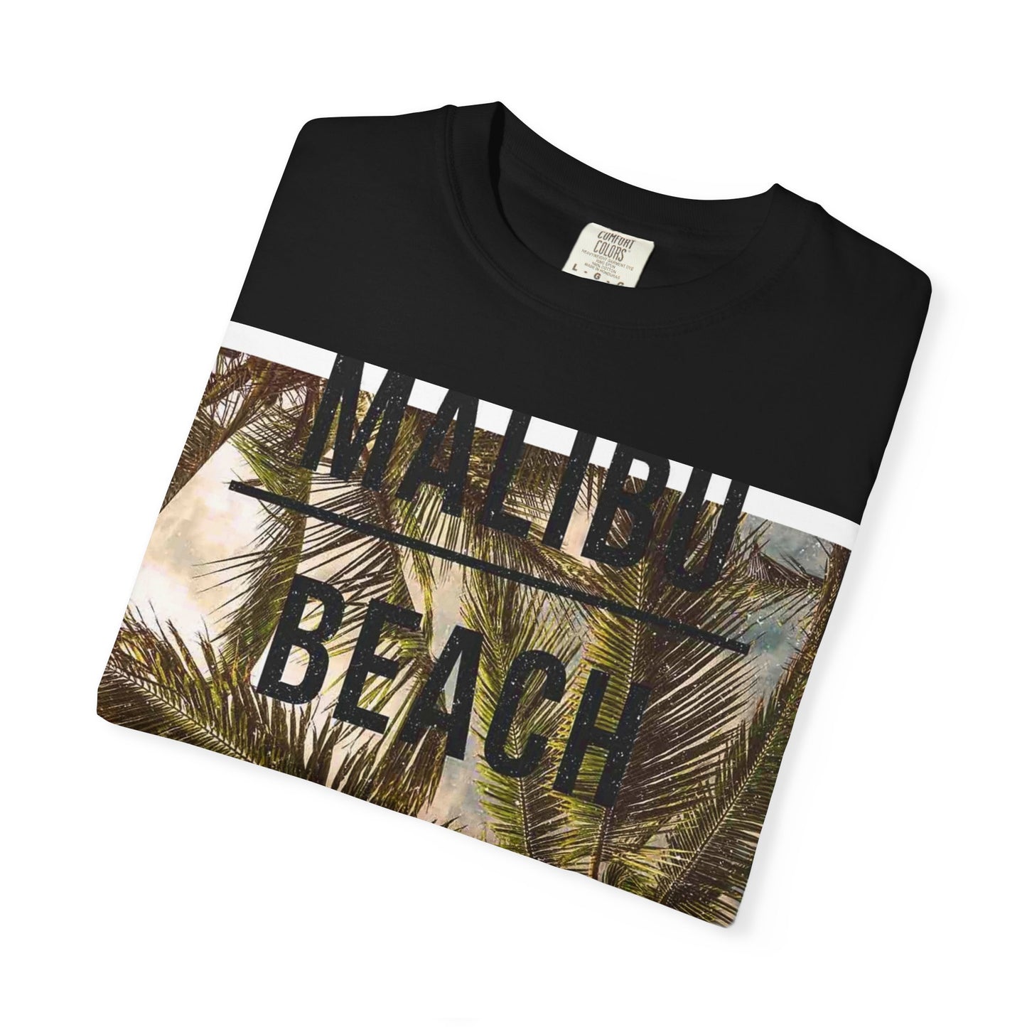 Malibu Beach Palm Photo T-Shirt