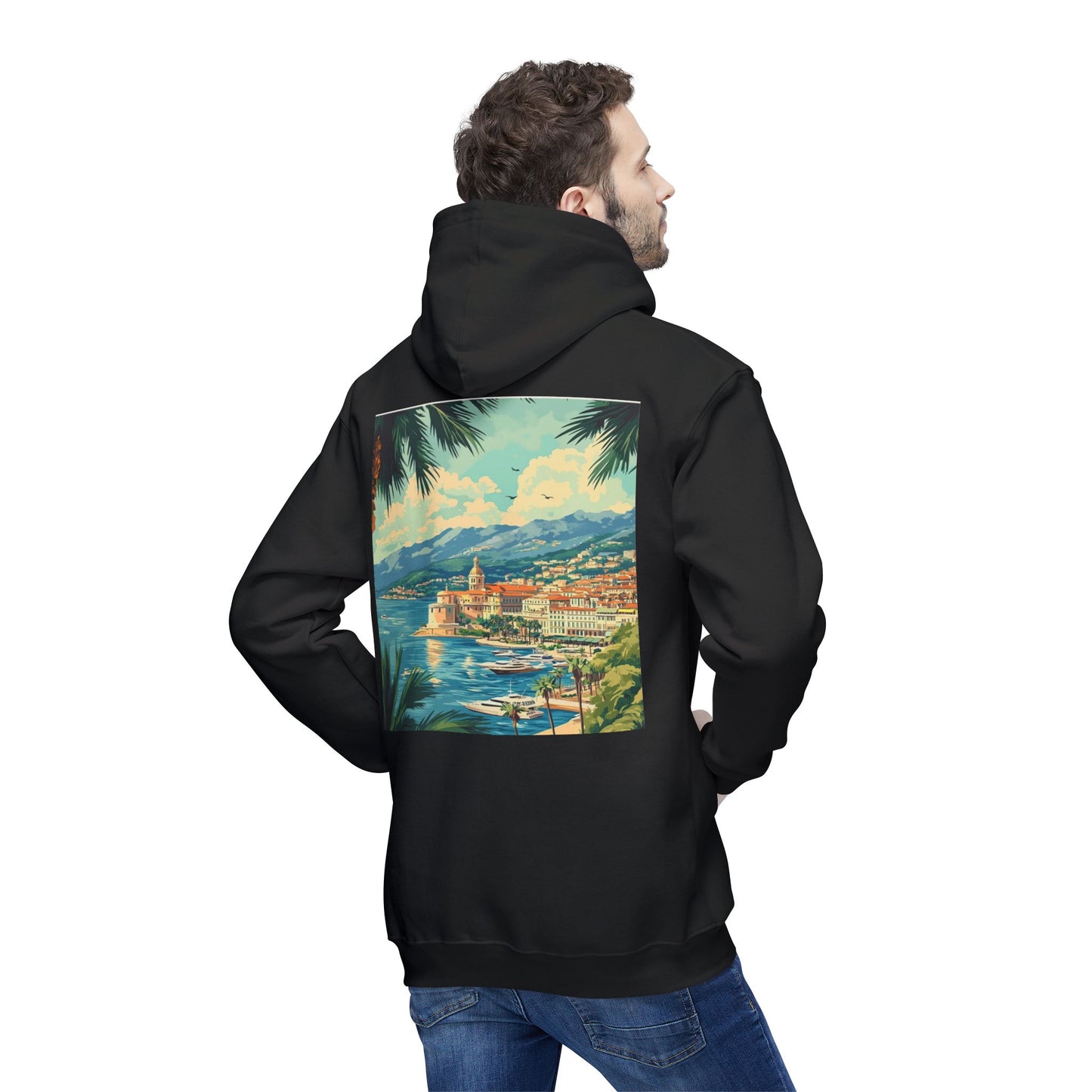 Coastal Vibes Unisex Hooded Sweatshirt - Perfect for Beach Lovers