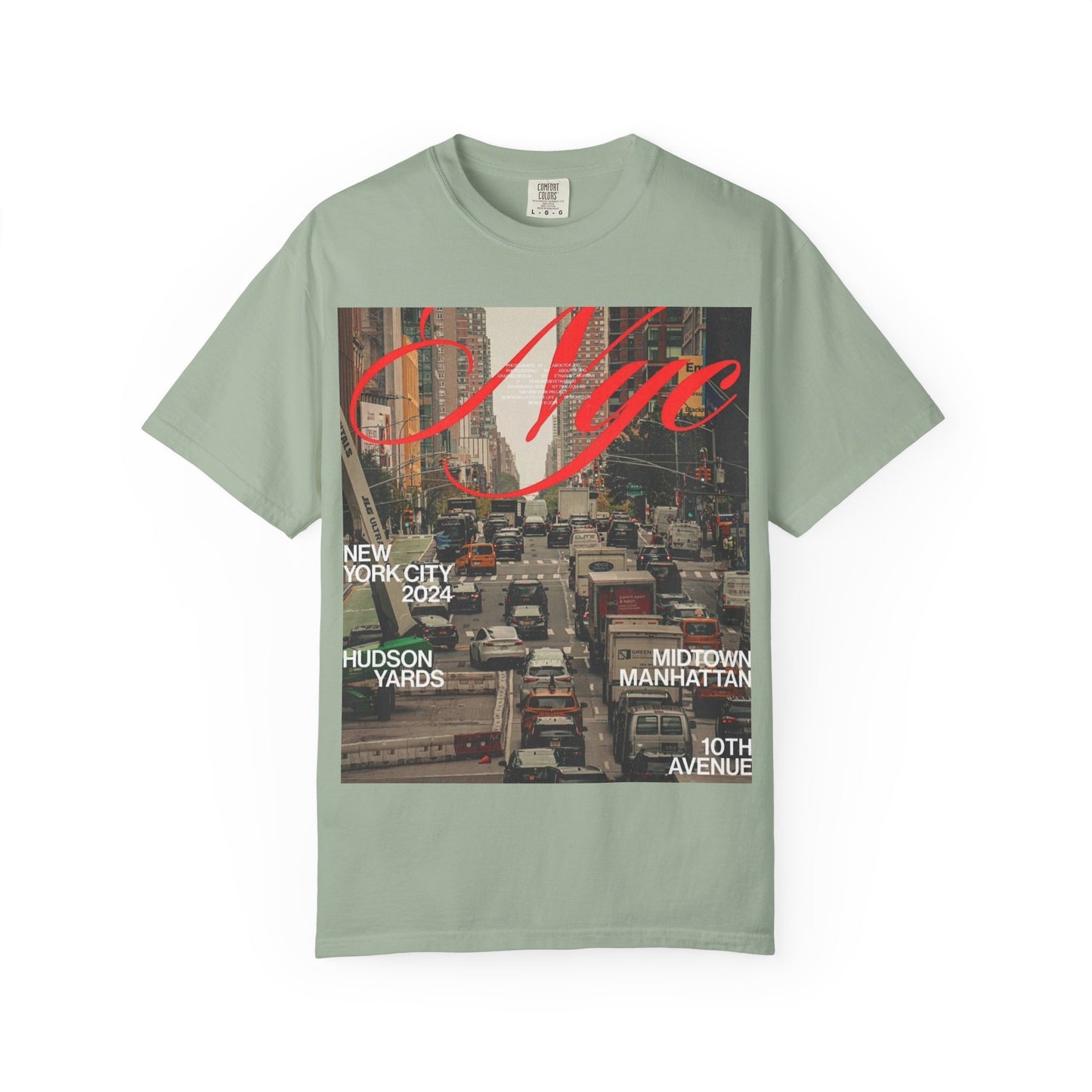 NYC Traffic Photo Tee — Midtown Manhattan Hudson Yards Graphic T-Shirt