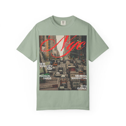 NYC Traffic Photo Tee — Midtown Manhattan Hudson Yards Graphic T-Shirt