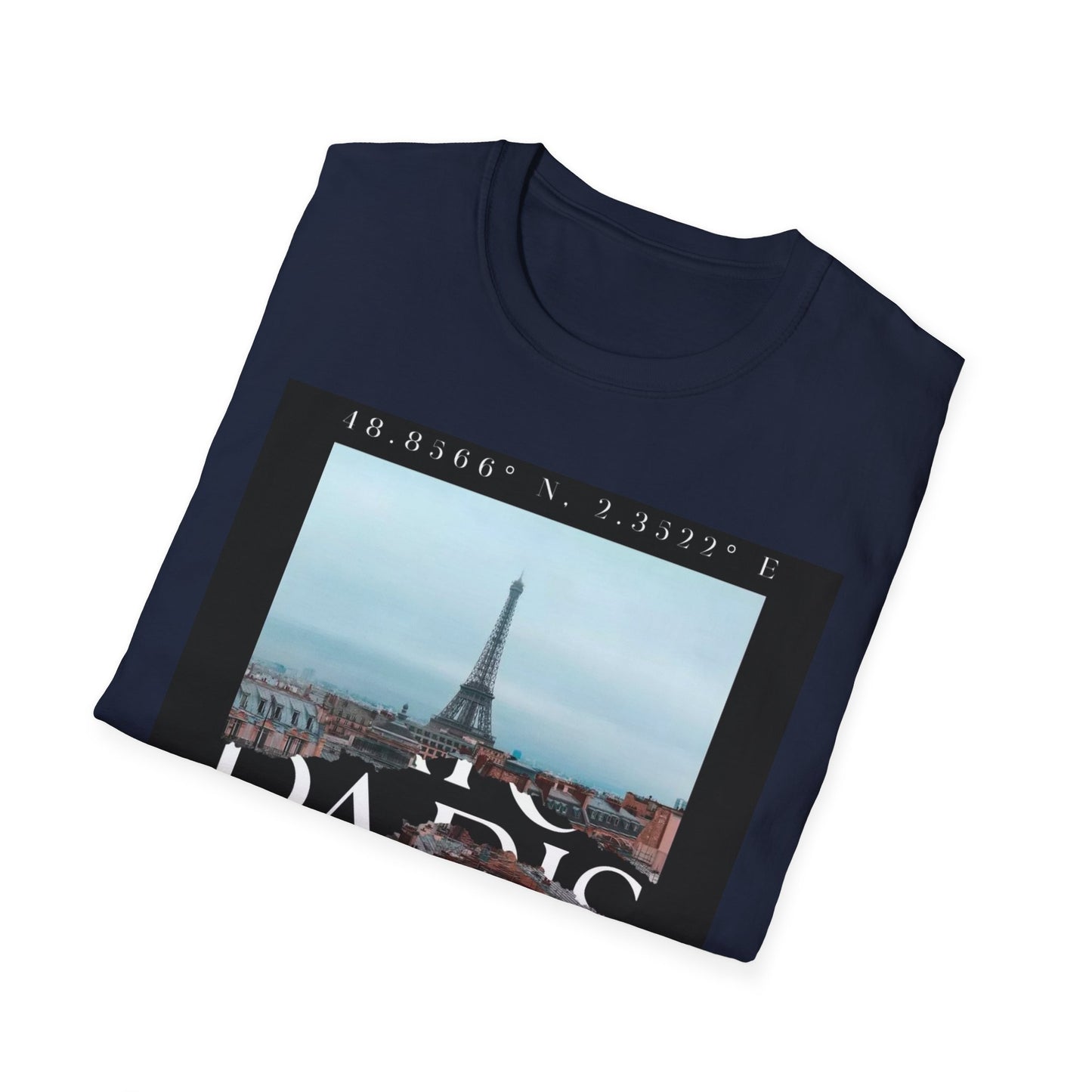 Paris Eiffel Tower Photo Tee — "Paris Paris" Graphic T-Shirt