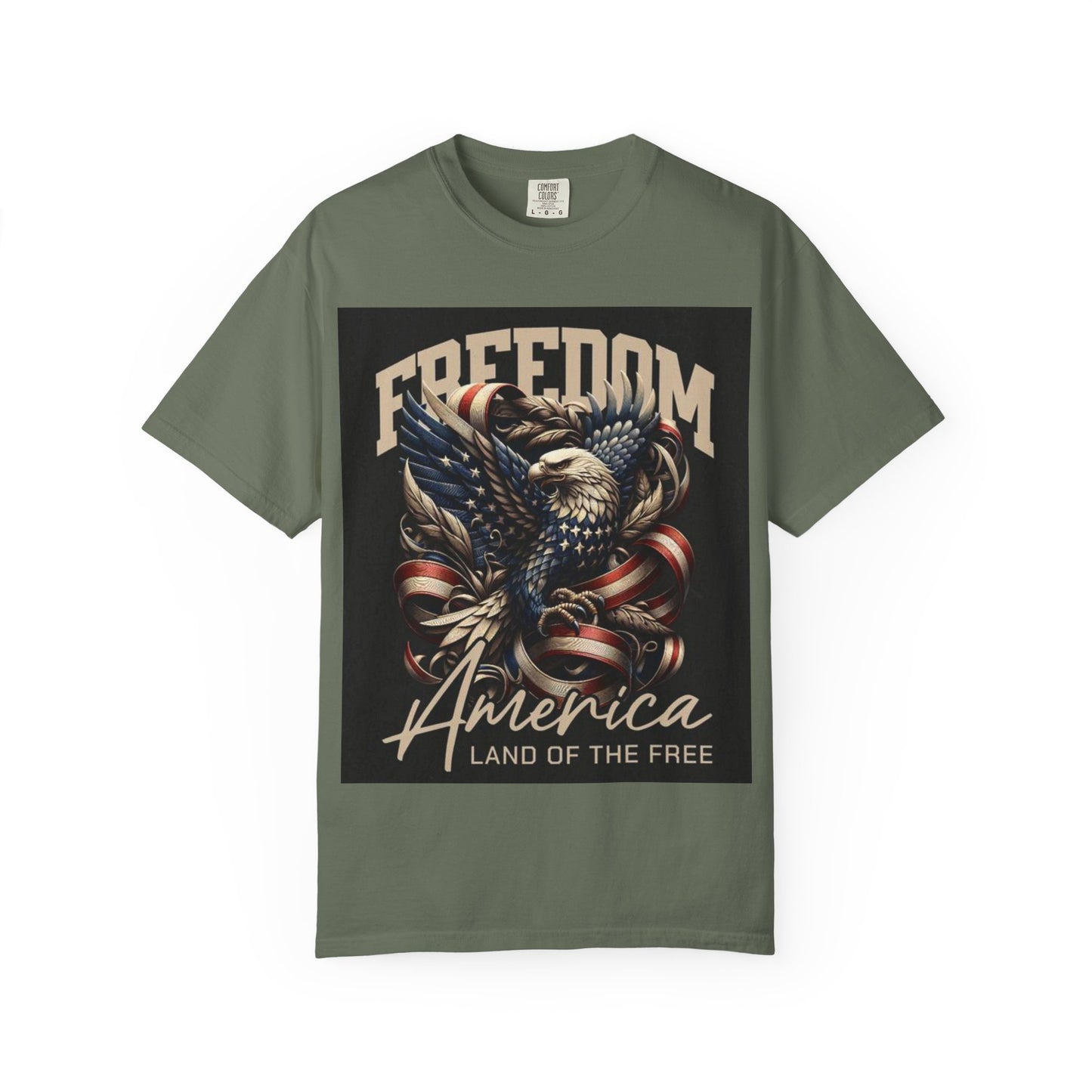 Patriotic Eagle T-Shirt, Freedom Apparel, American Pride Tee, Fourth of July Gift, Vintage Style Shirt