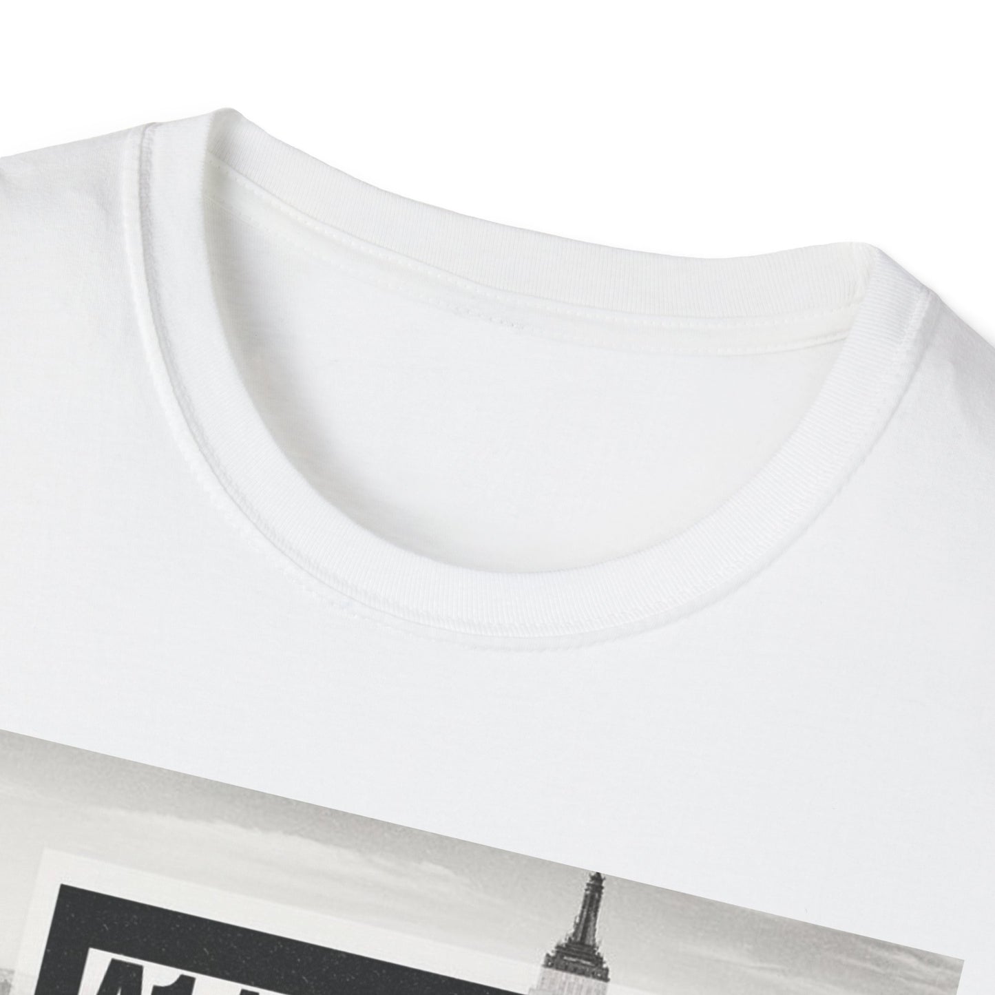 NYC Graphic Unisex Softstyle T-Shirt | Casual Wear, Street Style, Unique Gift, Travel Souvenir, City Life