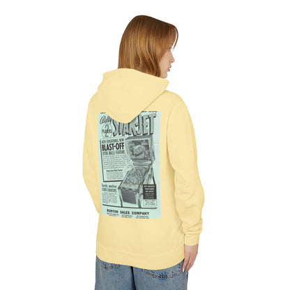Retro Arcade Inspired Lightweight Hoodie - Perfect for Gamers & Nostalgic Fans