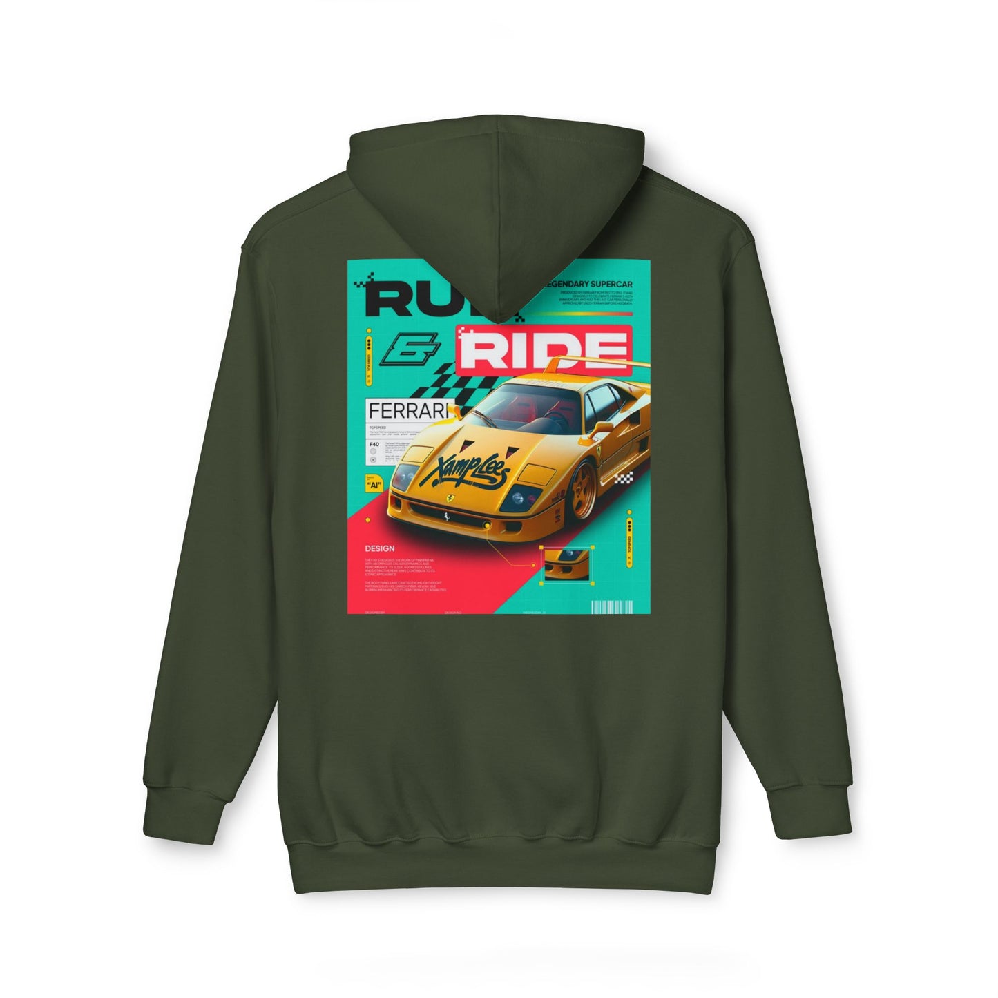 Unisex Hooded Sweatshirt, Made in US