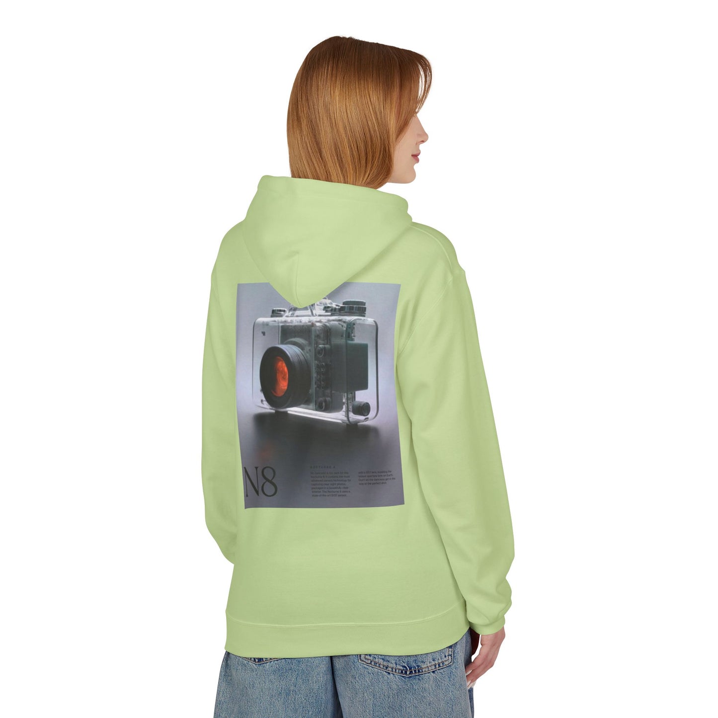 Retro Camera Photo Hoodie, Cozy Unisex Fleece Sweatshirt for Photography Lovers, Fashion Gift for Birthdays, Casual Wear, Everyday Style
