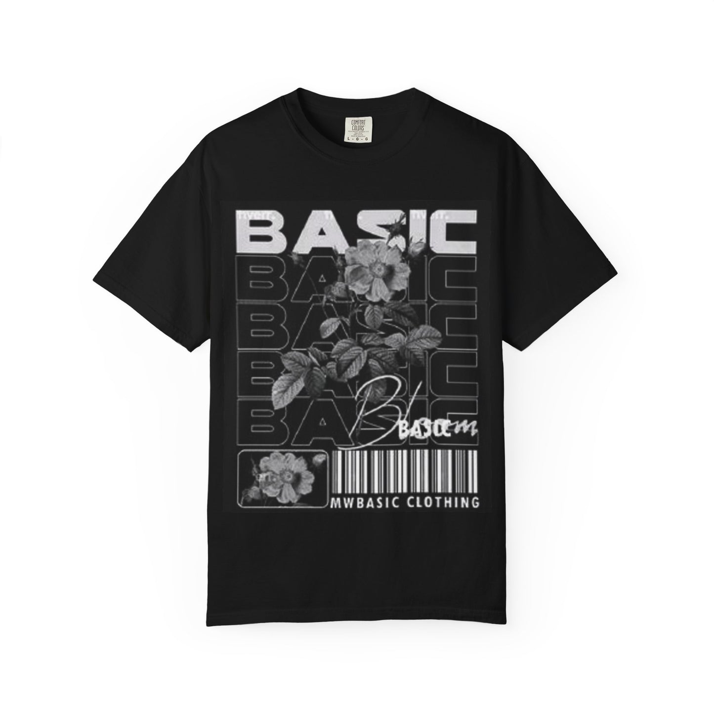 Trendy Graphic T-Shirt, Basic Floral Print Tee, Unisex Fashion Top, Everyday Wear, Gift for Friends, Relaxed Style, Casual Wear