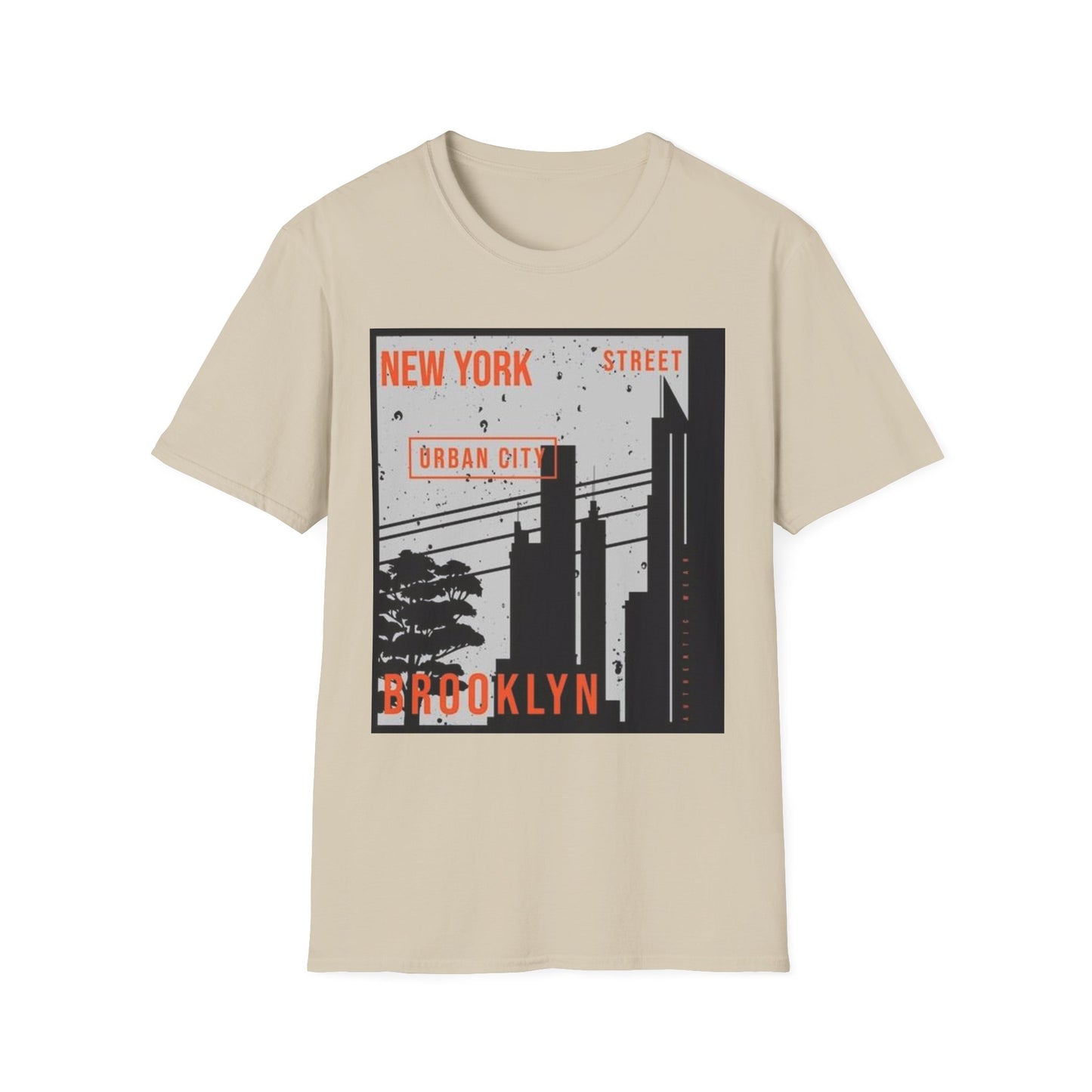 Brooklyn Urban Street T-Shirt - Unisex Graphic Tee for City Lovers, NYC Vibe, Streetwear Fashion, Gift for Travelers, Casual Wear
