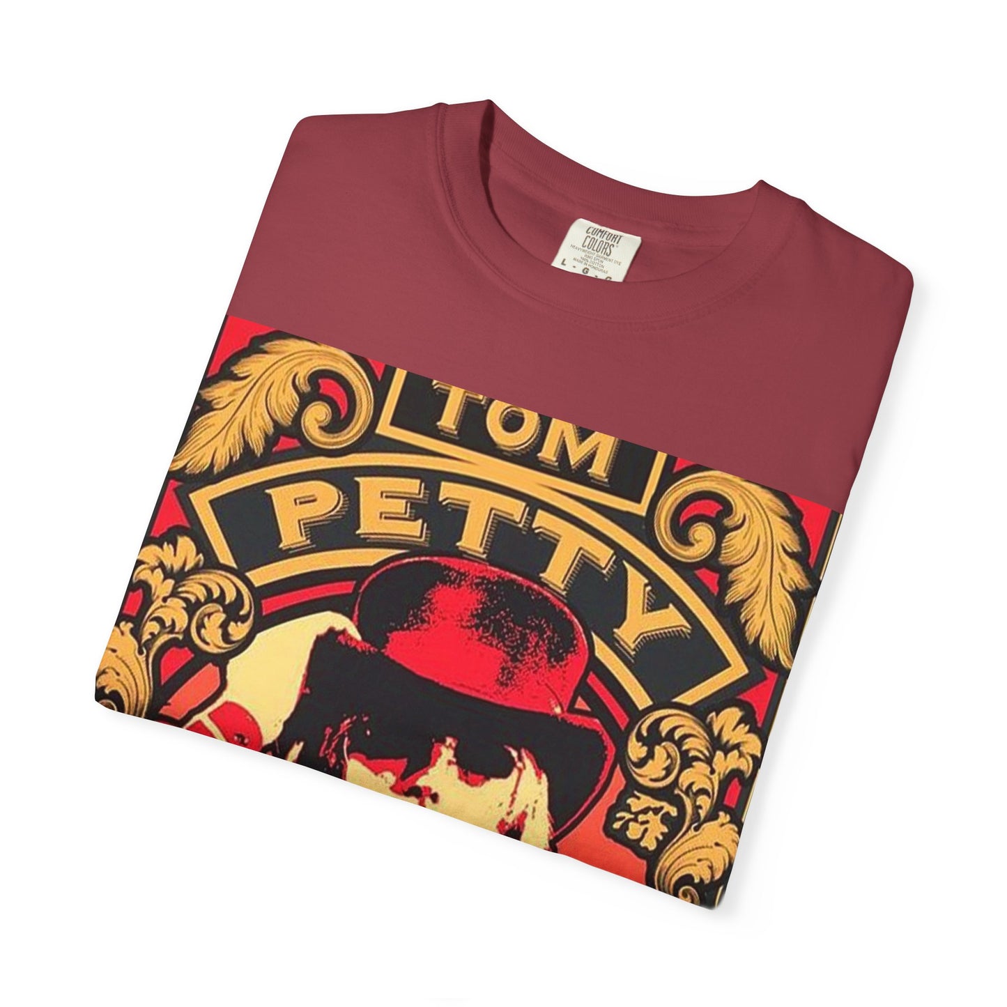 Vintage Rock Tee - Tom Petty Inspired Unisex Garment-Dyed T-shirt, Music Lover Gift, Casual Style, Band Merch, Retro Apparel