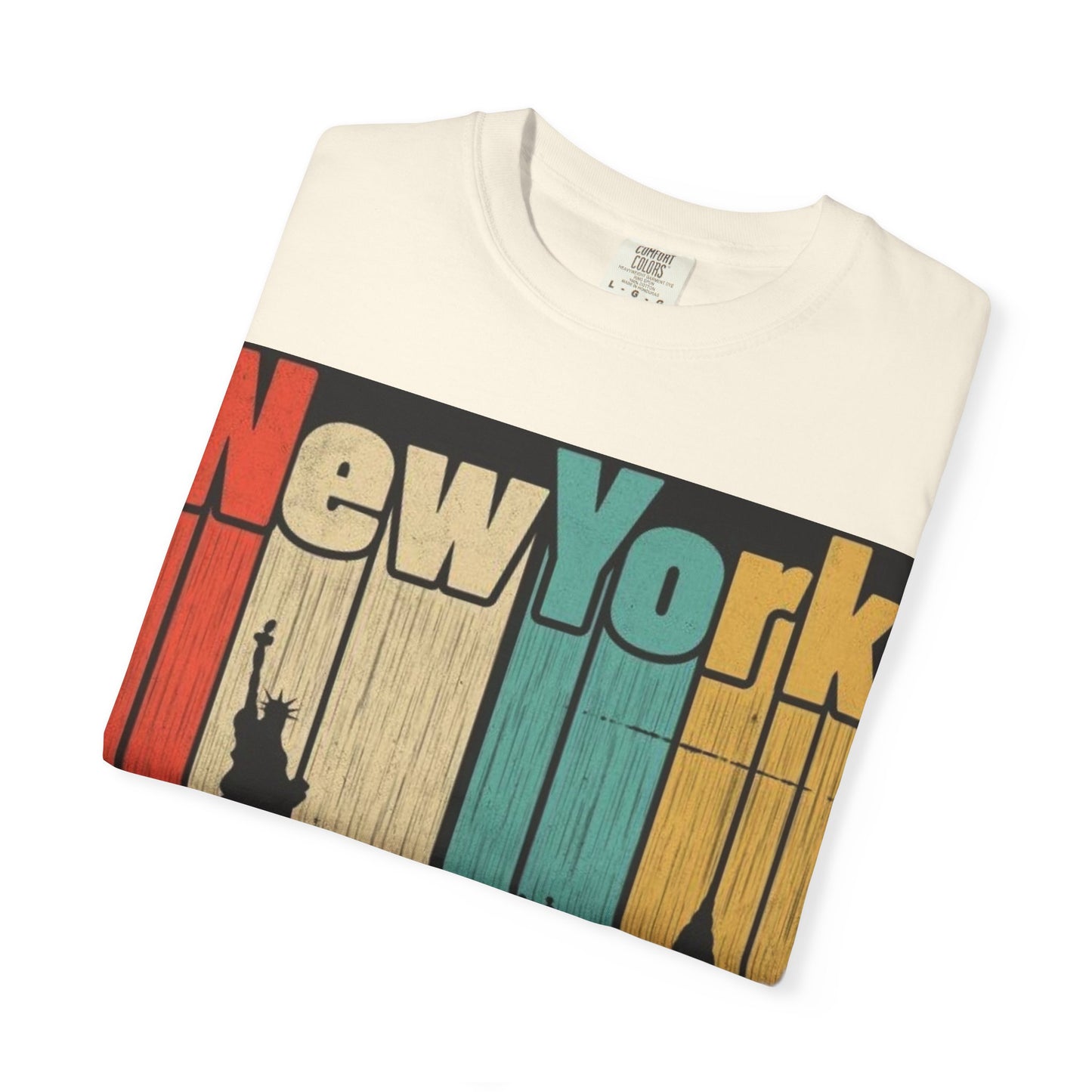 New York Skyline Graphic Tee | Unisex Vintage T-Shirt | Perfect for Travelers, Souvenir, NYC Lovers, Casual Wear, Gifts