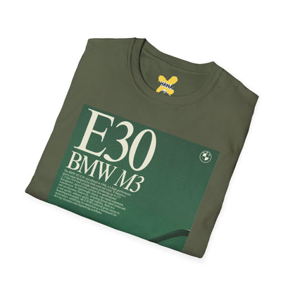 E30 BMW M3 Graphic Unisex T-Shirt - Classic Car Enthusiast Tee
