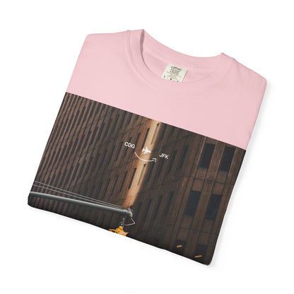 New York City Traffic Light Photo T‑Shirt — Urban Streetwear Tee
