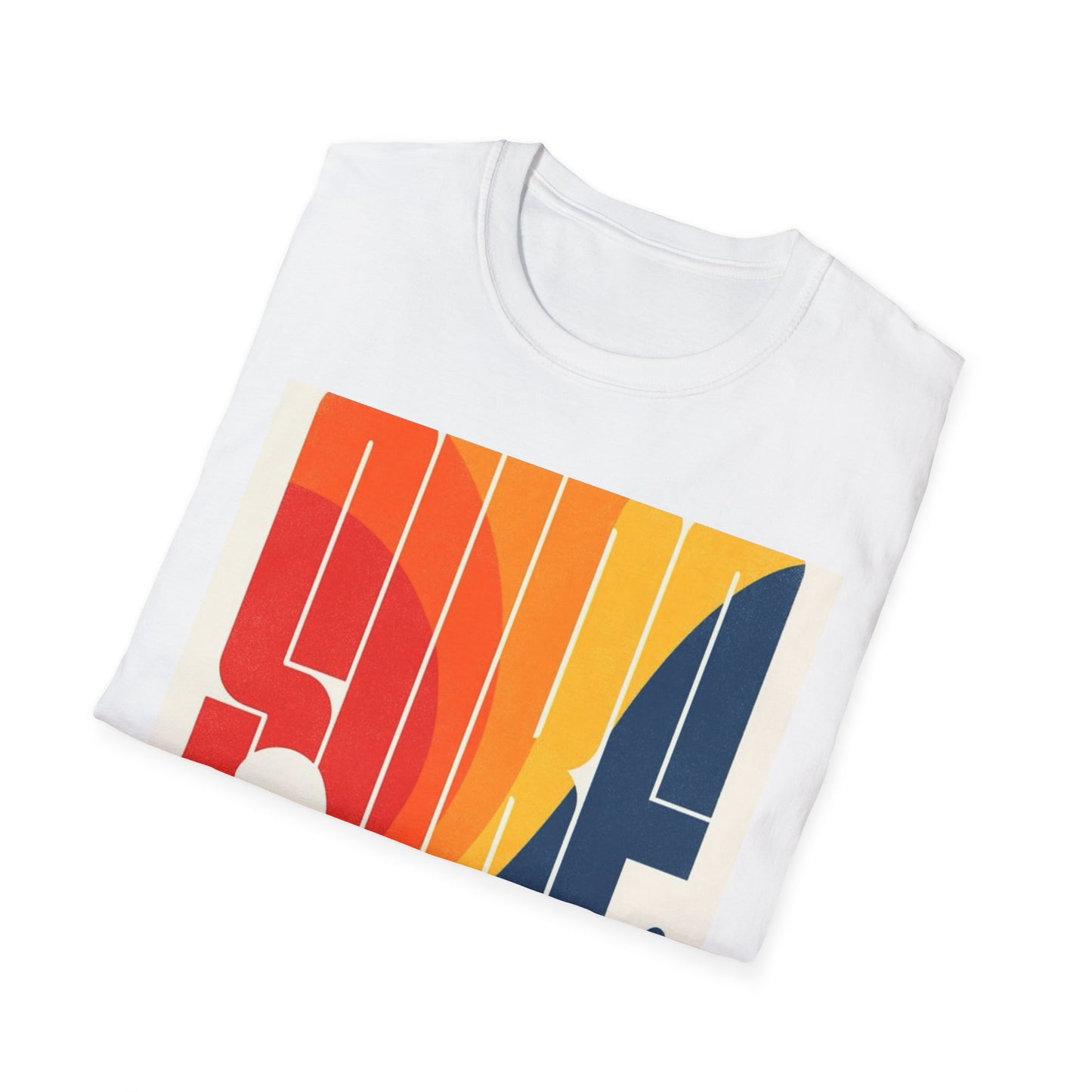 Retro Surf Unisex Softstyle T-Shirt - Vintage Beach Vibes