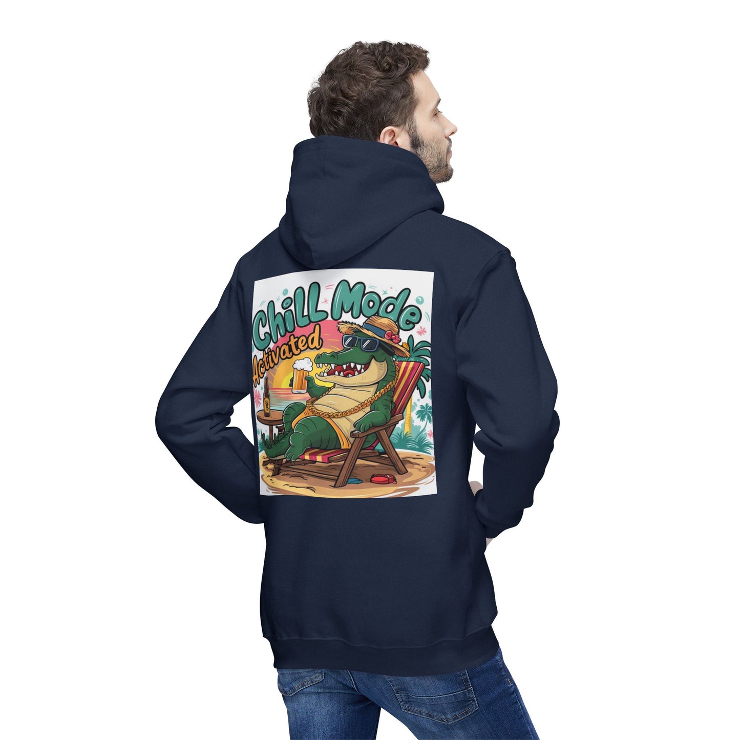 Chill Mode Activated Unisex Hooded Sweatshirt - Perfect for Relaxation