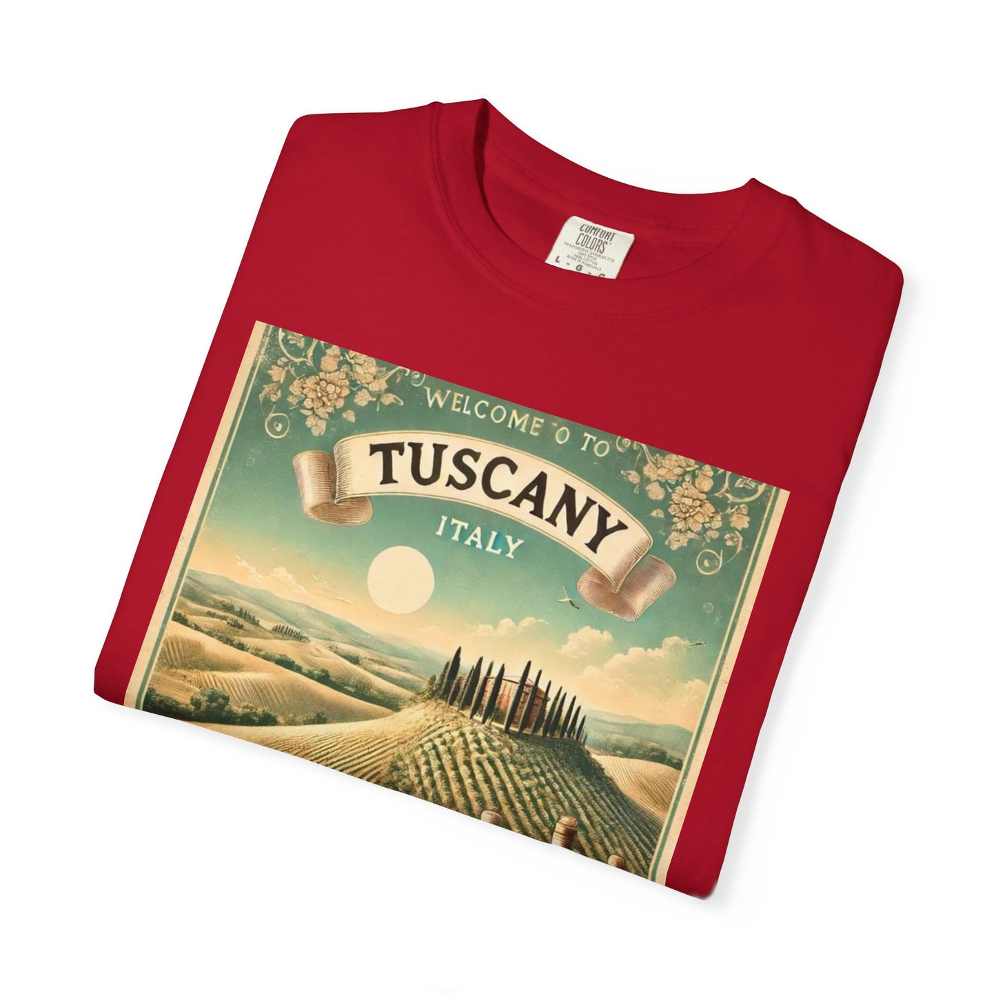 Vintage Tuscany Scene Unisex T-Shirt