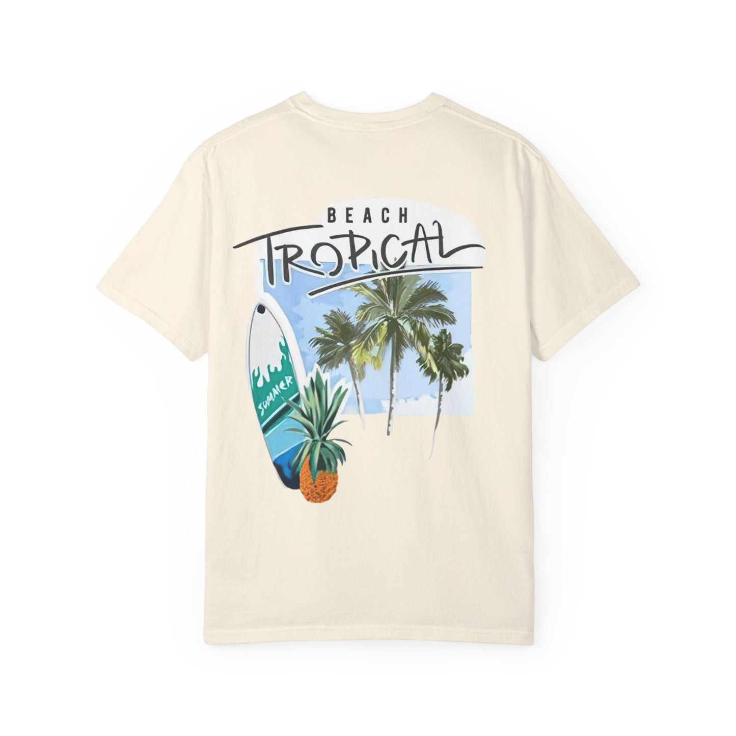 Tropical Graphic Tee, Unisex Beach Shirt, Summer Shirt, Vacation Wear, Casual Essentials, Gift for Beach Lovers