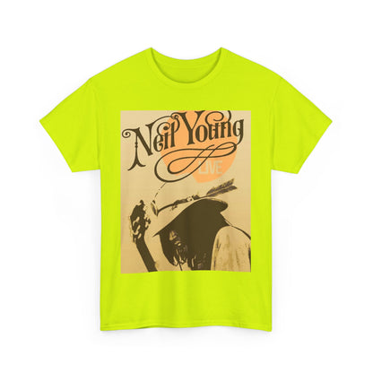 Vintage Rock Band T-Shirt featuring Neil Young, Music Lover Gift, Concert Apparel, Unisex Style, Retro Graphic Tee