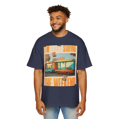 Weekend Vibes Tee — "I'm Staying the Weekend" Retro Diner Graphic T-Shirt