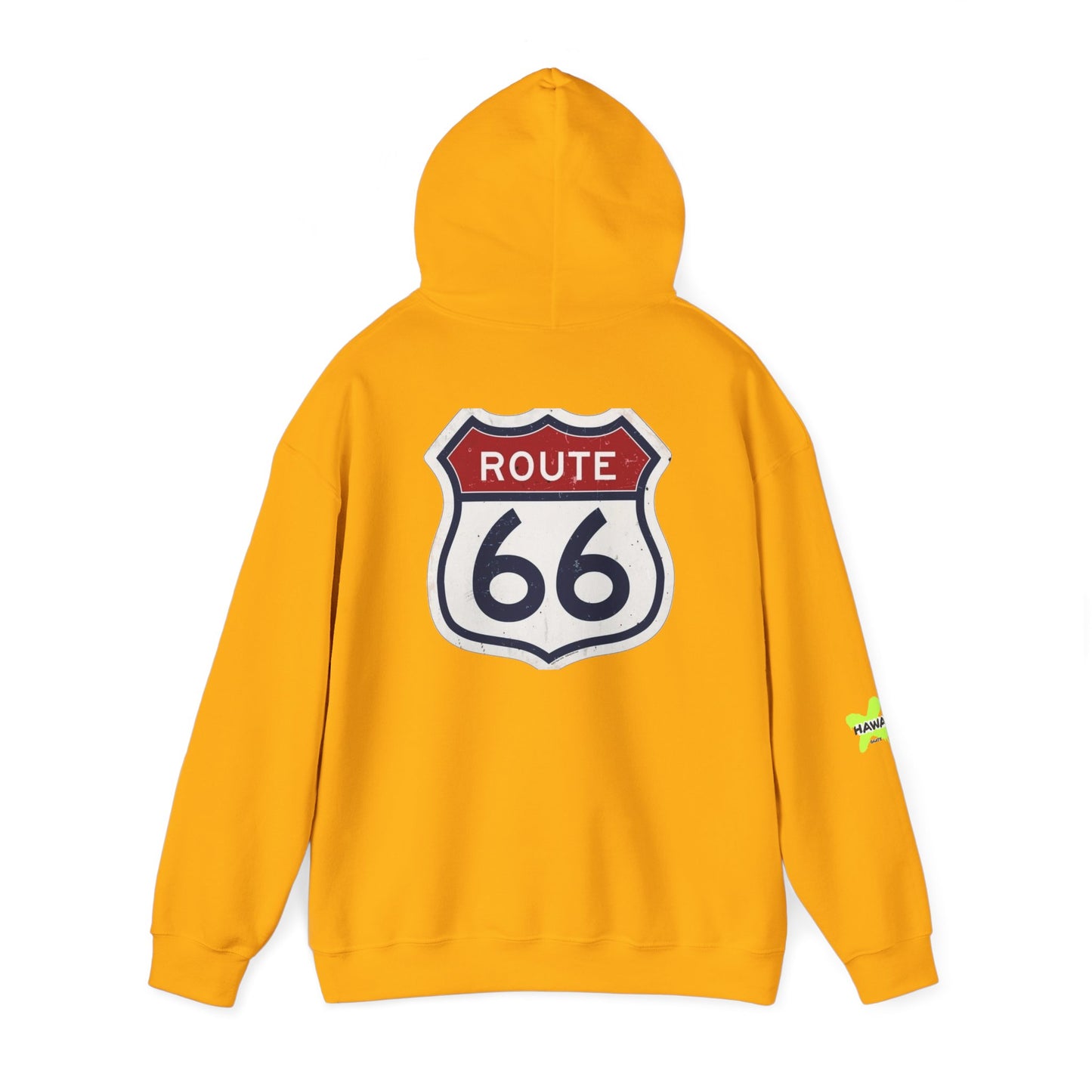 Route 66 Vintage Hooded Sweatshirt | Unisex Heavy Blend™
