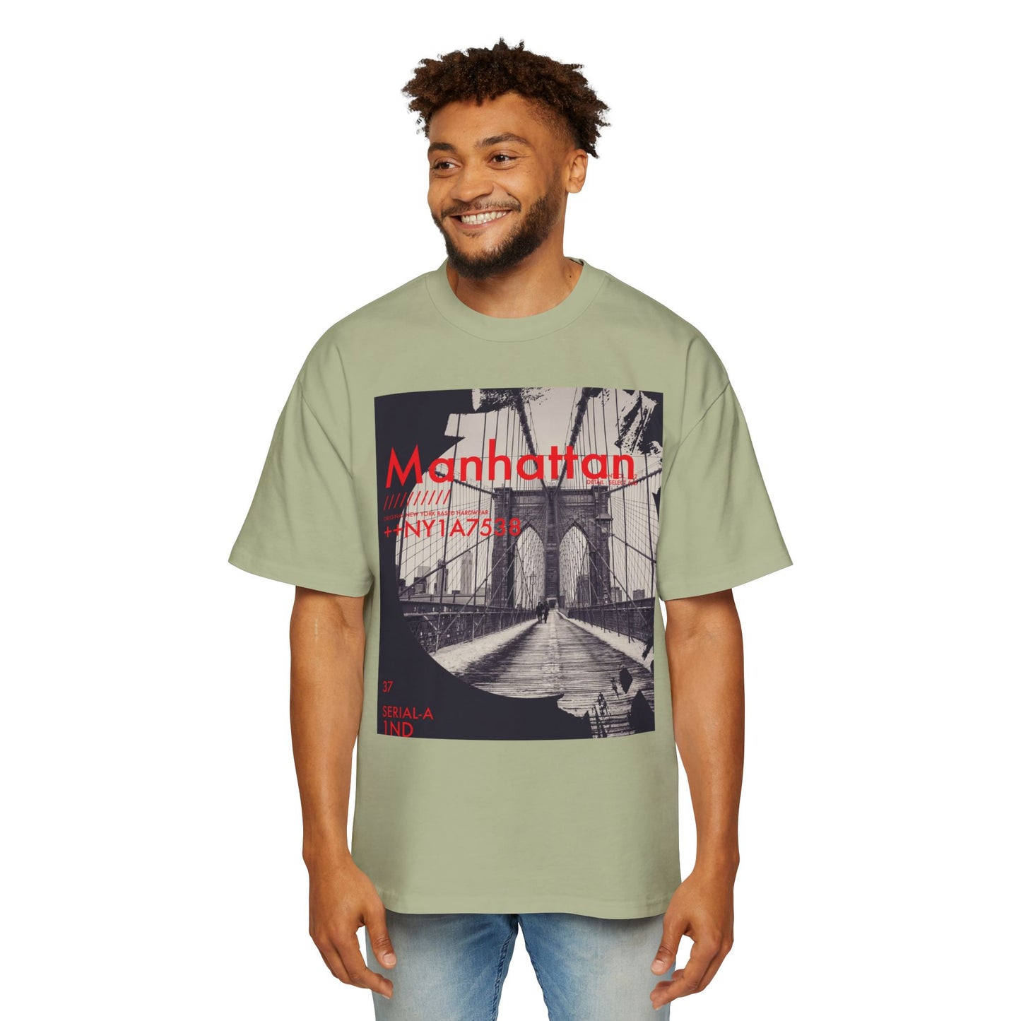 Manhattan Bridge Graphic Tee — Vintage NYC Photo Print