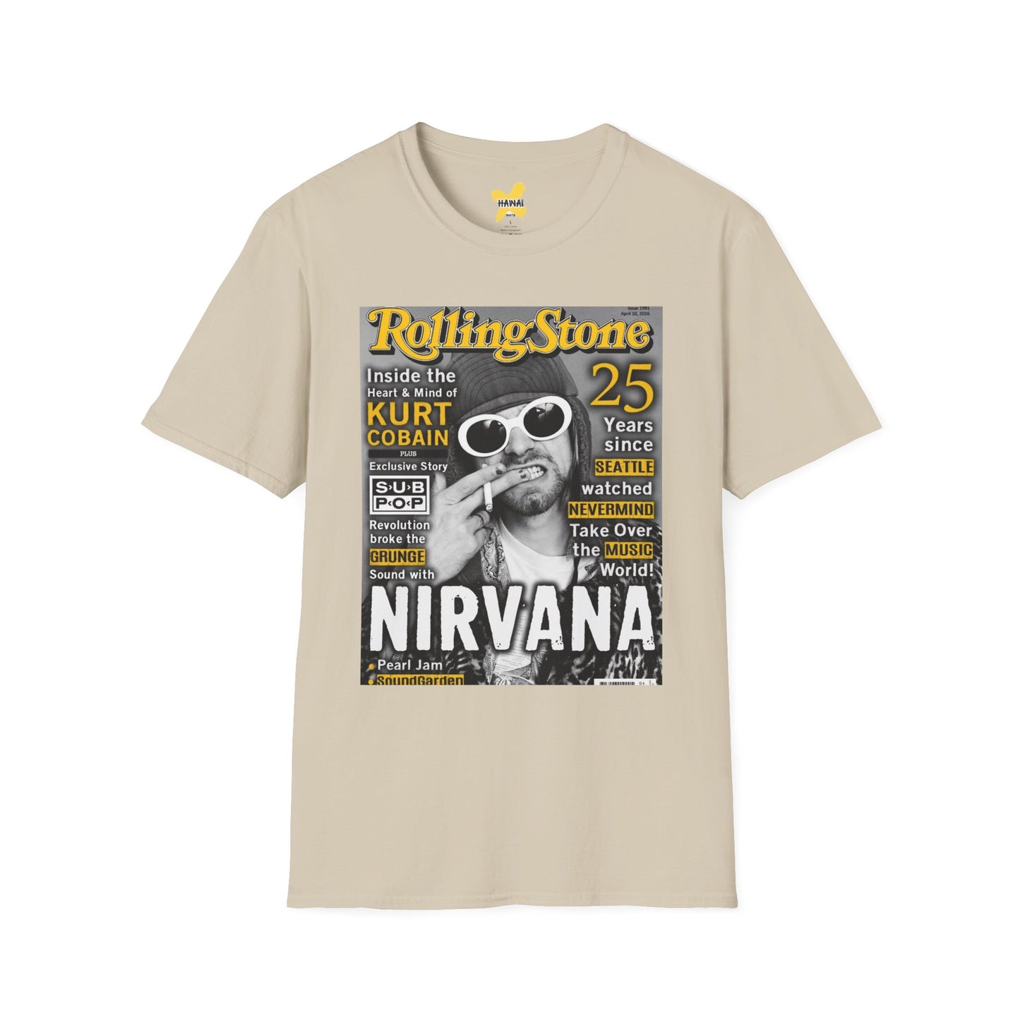 Nirvana Vintage Rolling Stone Unisex T-Shirt