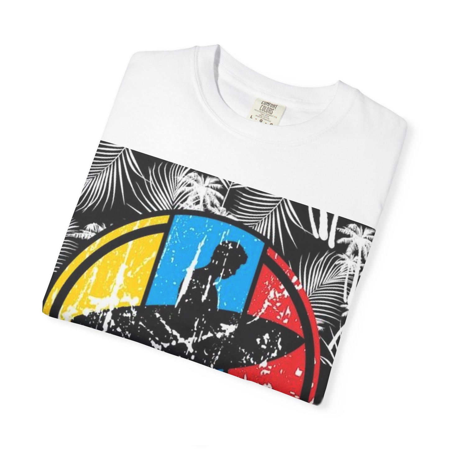 Surf Coast Unisex Garment-Dyed T-shirt - Retro Beach Vibes, Summer Essential, Surfing Gift, Casual Wear, Vacation Style