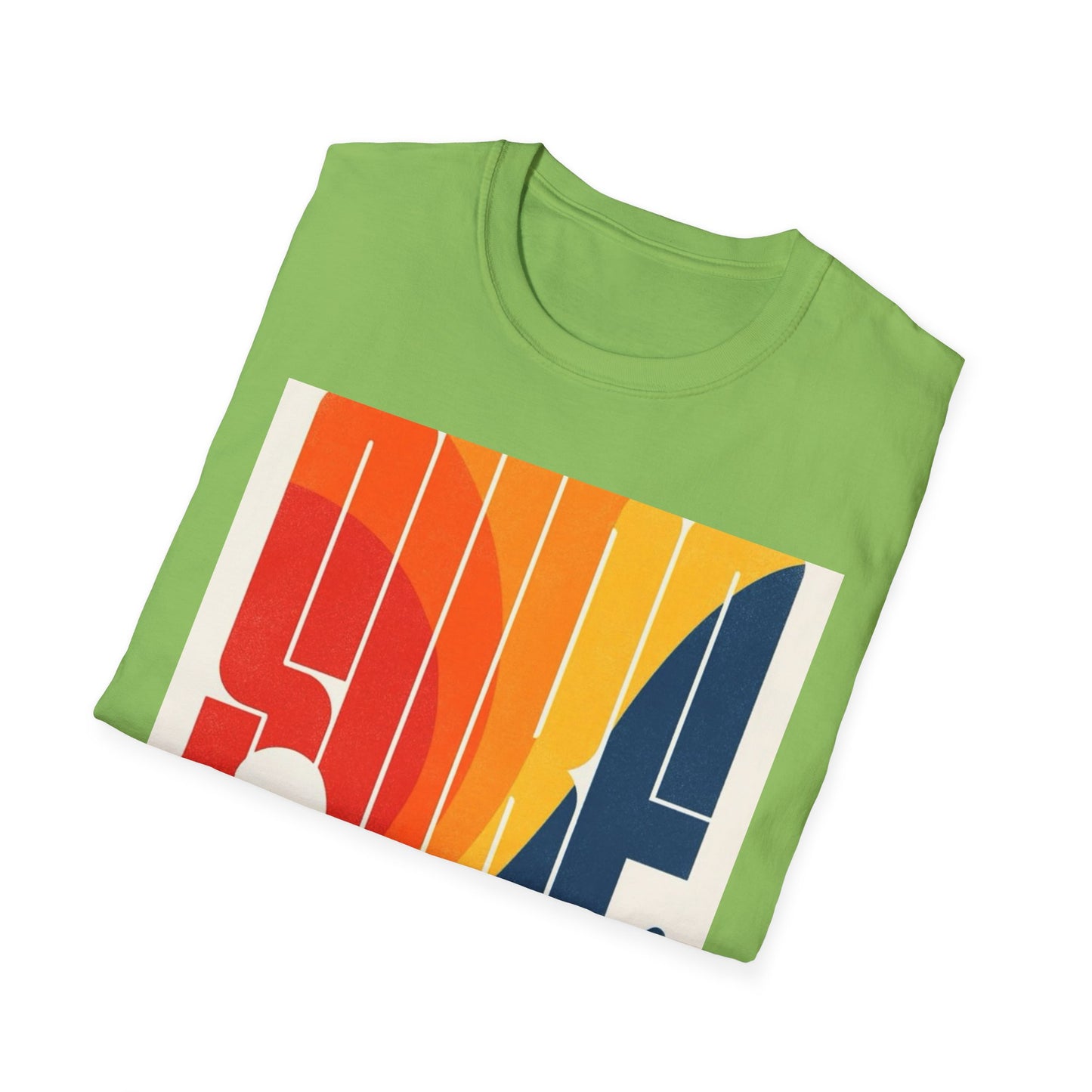 Retro Surf Unisex Softstyle T-Shirt - Vintage Beach Vibes