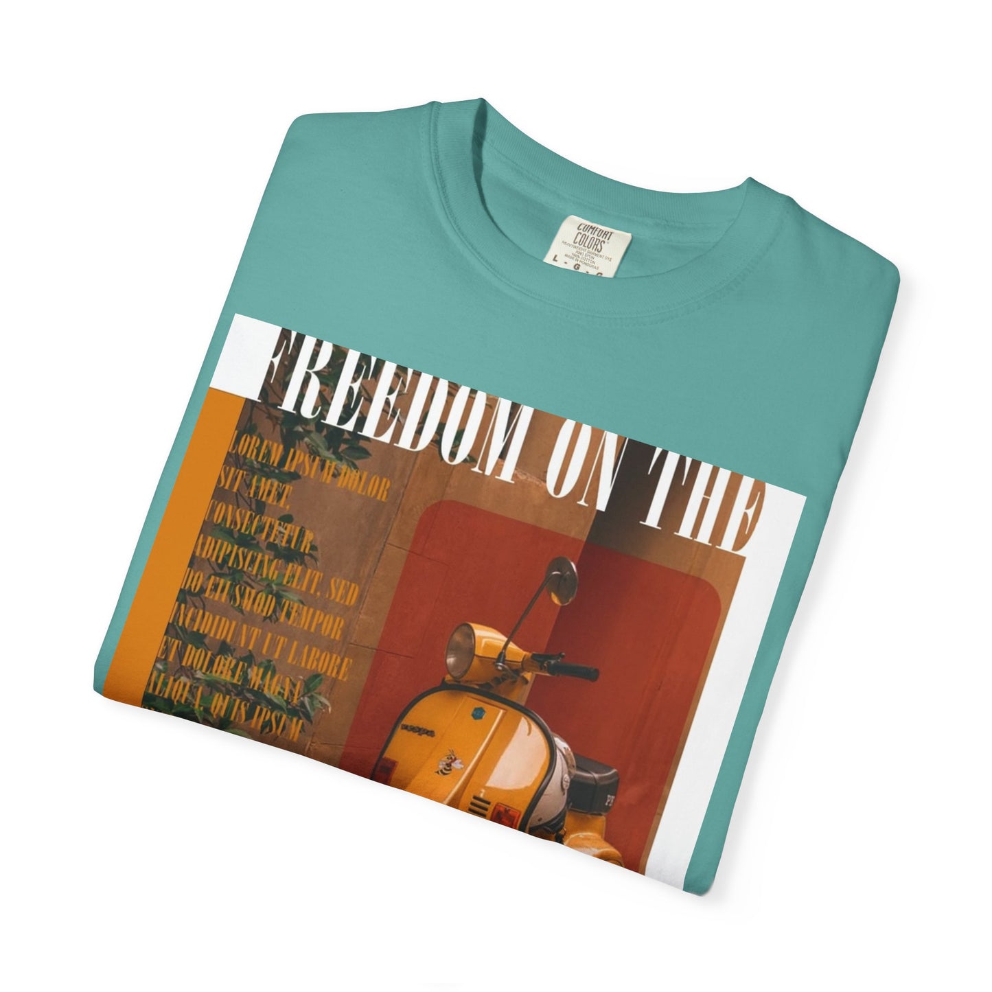 Vintage Vespa 'Freedom on the Road' T-Shirt