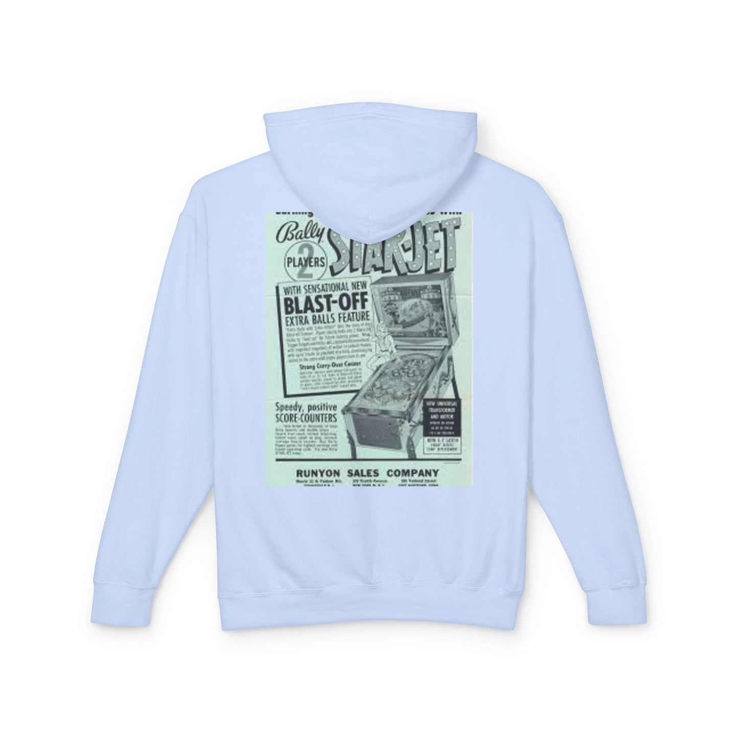 Retro Arcade Inspired Lightweight Hoodie - Perfect for Gamers & Nostalgic Fans