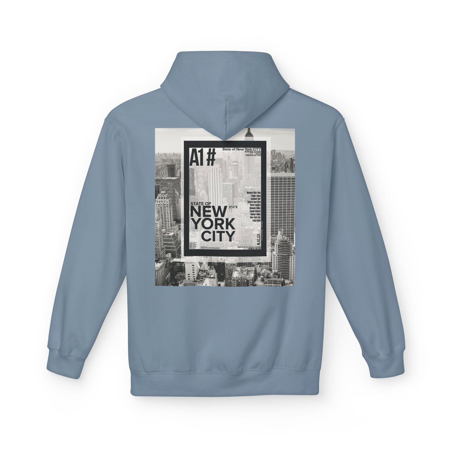 Happy Vibes Unisex Fleece Hoodie - Smiley Face Design