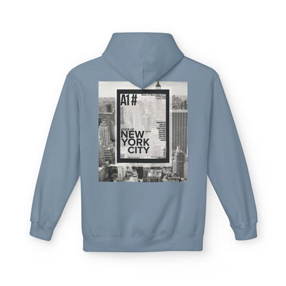 Happy Vibes Unisex Fleece Hoodie - Smiley Face Design