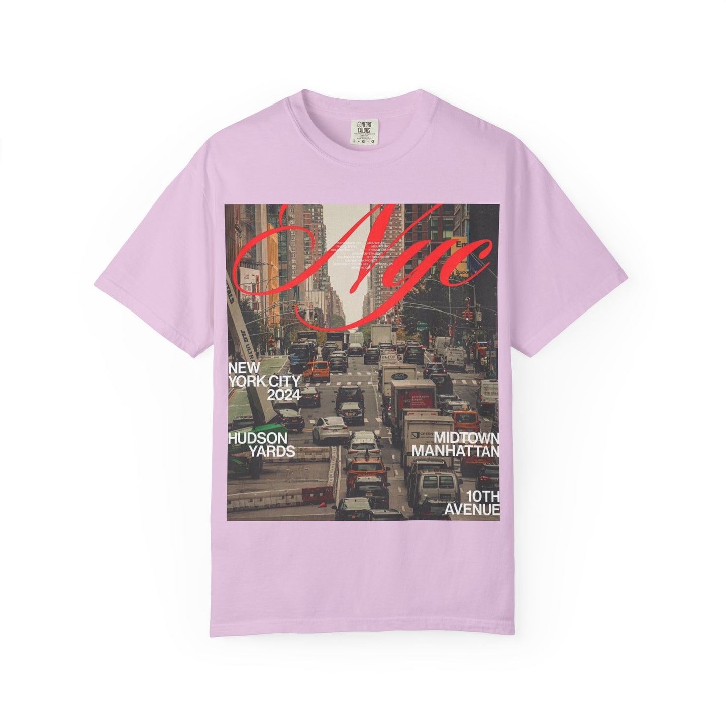 NYC Traffic Photo Tee — Midtown Manhattan Hudson Yards Graphic T-Shirt