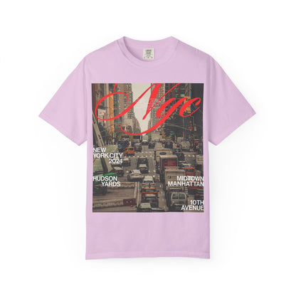 NYC Traffic Photo Tee — Midtown Manhattan Hudson Yards Graphic T-Shirt