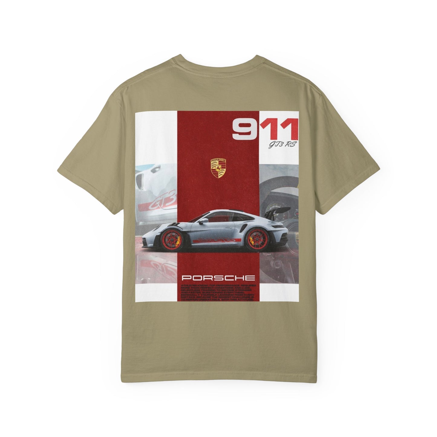 Porsche 911 Unisex Garment-Dyed T-Shirt - Classic Car Enthusiast Tee
