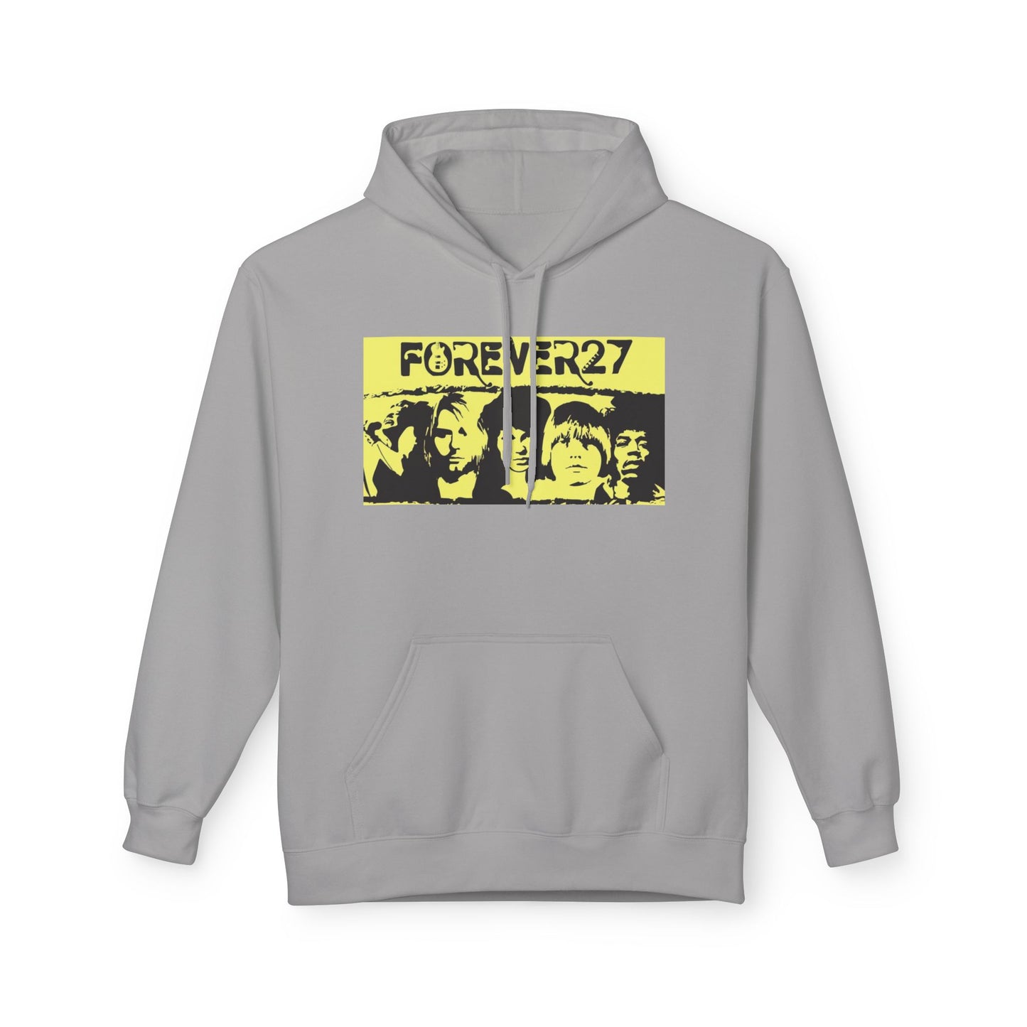 Forever 27 Retro Hoodie - Unisex Midweight Fleece for Music Lovers