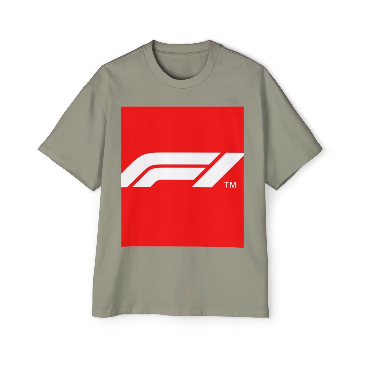 Racing Graphic Tee — Bold Red F1 Logo Shirt